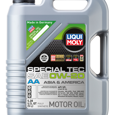 LIQUI MOLY 5L Special Tec AA Motor Oil SAE 0W20