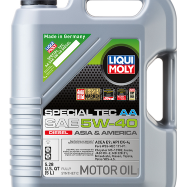LIQUI MOLY 5L Special Tec AA Motor Oil SAE 5W40 Diesel