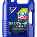 LIQUI MOLY 5L Synthoil Energy A40 Motor Oil SAE 0W40