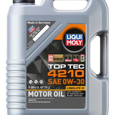 LIQUI MOLY 5L Top Tec 4210 Motor Oil SAE 0W30