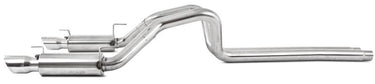 MBRP 05-09 Ford Shelby GT500 / GT Dual Split Rear Race Version, T409 4in Tips Exhaust System