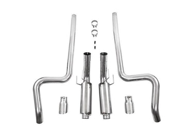 MBRP 11-14 Ford Mustang GT 5.0L Dual Split Rear Race Version AL 3in Cat Back Exhaust System