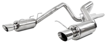 MBRP 11-14 Ford Mustang GT 5.0L Dual Split Rear Street Version T409 3in Cat Back Exhaust System