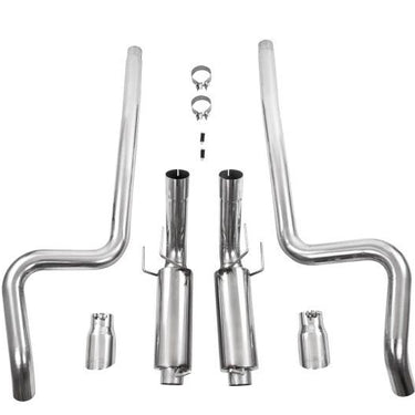 MBRP 11-14 Ford Mustang GT 5.0L Dual Split Rear Street Version T409 3in Cat Back Exhaust System