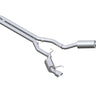 MBRP 15-17 Ford Mustang GT 5.0 3in Cat Back Dual Split Rear Race Version 4.5in Tips - Aluminized