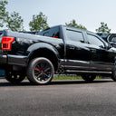 MBRP 15-20 Ford F150 Pre-Axle 4in OD Tips Dual Outlet 3in Black Coated Cat Back Exhaust