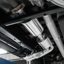 MBRP 15-20 Ford F150 T304 Pre-Axle 4in OD Tips Dual Outlet 3in Cat Back Exhaust