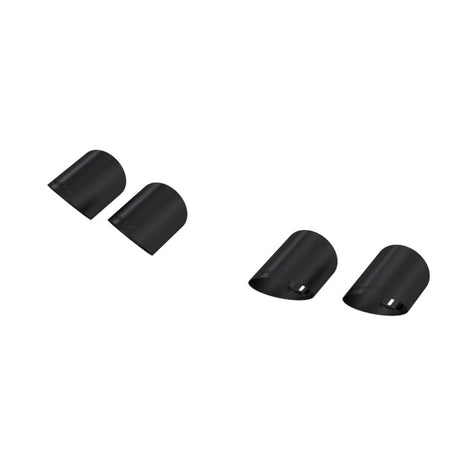 MBRP 15-24 Ford Mustang T304 SS 4in OD / 6.5in Length Quad Tip Cover Kit - Black Tip