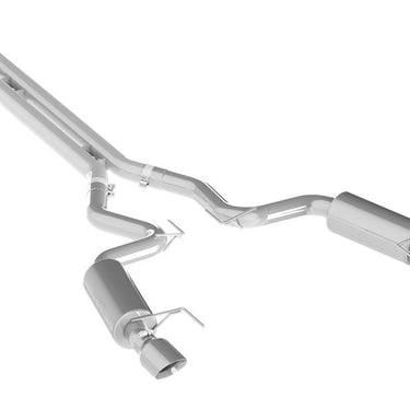 MBRP 15 Ford Mustang GT 5.0 Convertible T409 3in Cat Back Dual Split Rear Exit (Street Version)