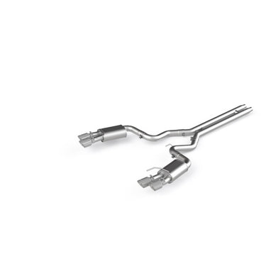 MBRP 18-19 Ford Mustang GT 5.0 3in Dual Split Rear AL Cat Back w/ Quad 4.0in Dual Wall Tips