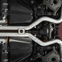MBRP 18-20 Ford Mustang GT 5.0 w/ Quad Tip Active Exhaust Cat Back Split Rear T304 w/ Carb Fib Tips
