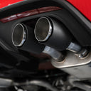 MBRP 18-20 Ford Mustang GT 5.0 w/ Quad Tip Active Exhaust Cat Back Split Rear T304 w/ Carb Fib Tips