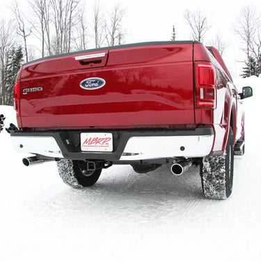 MBRP 2015 Ford F-150 5.0L 3in Cat Back Dual Split Rear Exit T409 Exhaust System