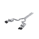 MBRP 2024+ For Mustang GT (S650) 3in Cat-Back Quad Tip - 4in Carbon Fiber Tips