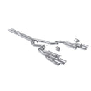MBRP 2024+ Ford Mustang 5.0L T304 SS 3in Cat-Back Dual Split Exhaust w/ Quad Tips (Valve Delete)