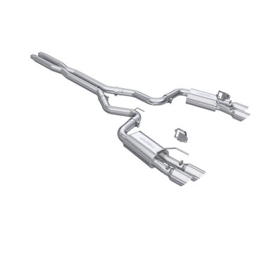 MBRP 2024+ Ford Mustang GT Armor Pro 3in Steet Profile Catback Exhaust - Stainless Steel Tips