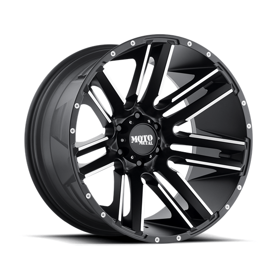 Moto Metal MO978 RAZOR 20x9 Satin Black Machined 6x135 18mm
