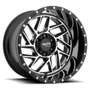 Moto Metal MO985 BREAKOUT 20x9 Gloss Black Machined 6x135 18mm