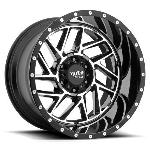 Moto Metal MO985 BREAKOUT 20x9 Gloss Black Machined 6x135 18mm