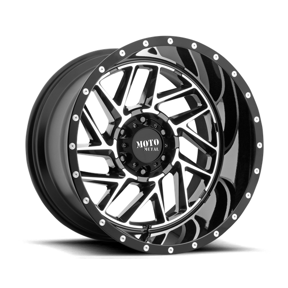 Moto Metal MO985 BREAKOUT 20x9 Gloss Black Machined 6x135 18mm