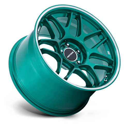 Motegi MR158 TSUBAKI 18x9.5 Hokkaido Green W/ Machined Lip 5x114.3 40mm