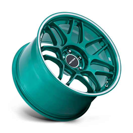 Motegi MR158 TSUBAKI 19x8.5 Hokkaido Green W/ Machined Lip 5x114.3 35mm