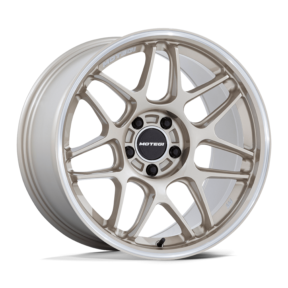 Motegi MR158 TSUBAKI 19x8.5 Motorsport Gold W Machined Lip 5x114.3 25mm