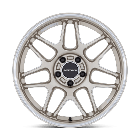 Motegi MR158 TSUBAKI 18x10.5 Motorsport Gold W Machined Lip 5x114.3 25mm