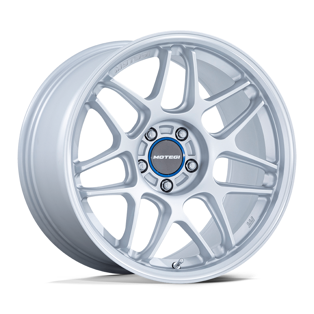 Motegi MR158 TSUBAKI 19x8.5 Hyper Silver W/ Machined Lip 5x114.3 25mm