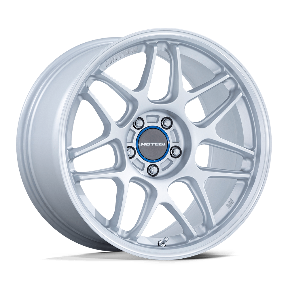 Motegi MR158 TSUBAKI 19x8.5 Hyper Silver W/ Machined Lip 5x114.3 35mm
