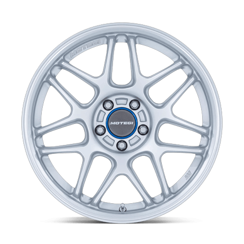 Motegi MR158 TSUBAKI 19x8.5 Hyper Silver W/ Machined Lip 5x114.3 35mm