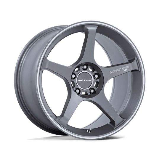 Motegi MR159 BATTLE V 18x10.5 Gunzilla W Machined Lip Stripe 5x114.3 25mm