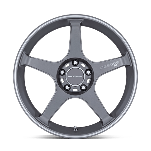 Motegi MR159 BATTLE V 18x9.5 Gunzilla W Machined Lip Stripe 5x114.3 38mm