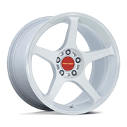Motegi MR159 BATTLE V 18x10.5 Matsuri White Pearl Mach Lip 5x114.3 35mm