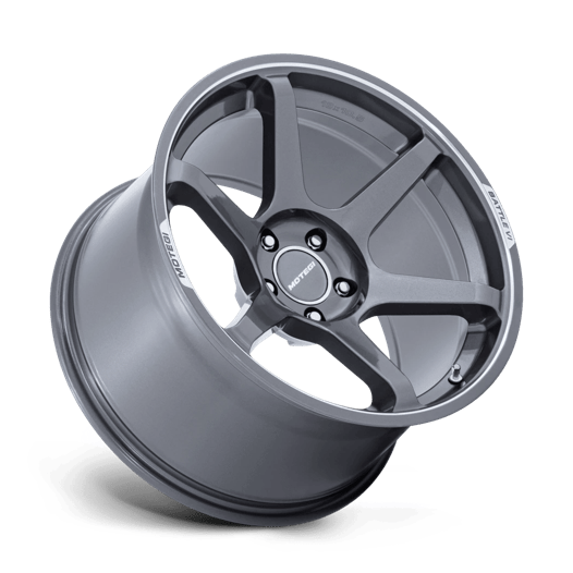 Motegi MR160 BATTLE VI 18x9.5 Gloss Gunzilla W/ Machined Lip 5x114.3 40mm