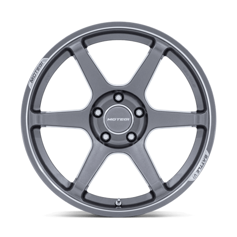 Motegi MR160 BATTLE VI 18x10.5 Gloss Gunzilla W/ Machined Lip 5x114.3 25mm