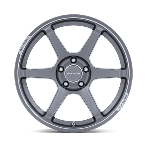 Motegi MR160 BATTLE VI 18x9.5 Gloss Gunzilla W/ Machined Lip 5x114.3 35mm