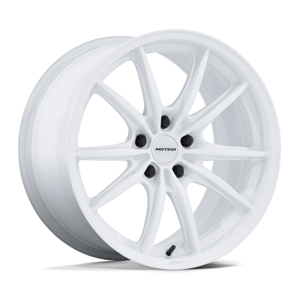 Motegi MR162 ZENTOKU 17x9.5 Gloss White 5x114.3 35mm