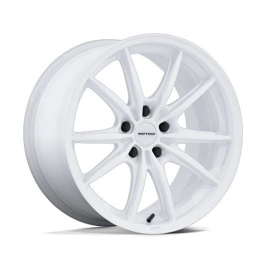Motegi MR162 ZENTOKU 17x9.5 Gloss White 5x114.3 35mm