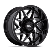 Moto Metal MO812 TURBINE 20x9 Gloss Black W/ Machined Face 6x135 20mm
