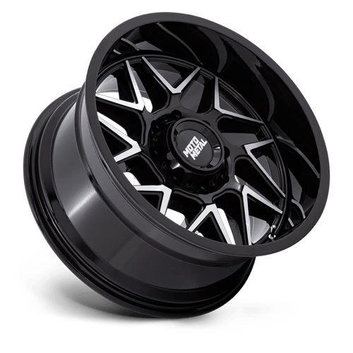 Moto Metal MO812 TURBINE 20x9 Gloss Black W/ Machined Face 6x135 20mm