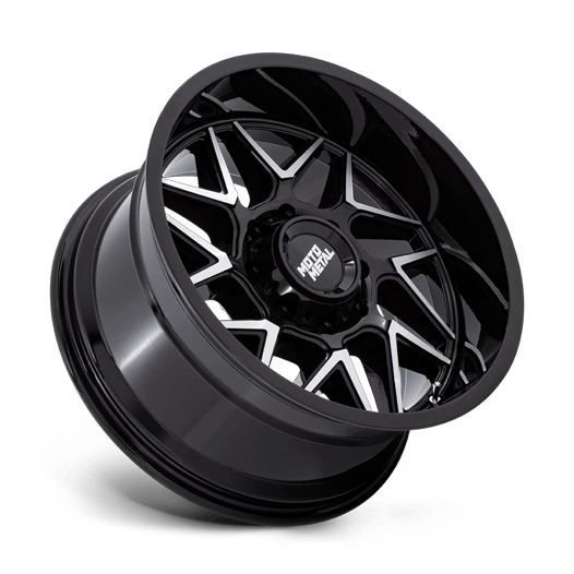 Moto Metal MO812 TURBINE 20x9 Gloss Black W/ Machined Face 6x135 20mm