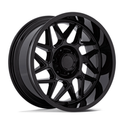 Moto Metal MO812 TURBINE 20x9 Gloss Black 6x135 20mm