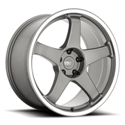 Motegi MR151 CS5 18x8.5 Gunmetal W/ Machined Lip 5x114.3 35mm