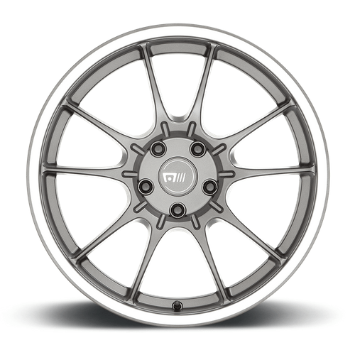 Motegi MR152 SS5 17x8 Gunmetal W/ Machined Lip 5x114.3 45mm