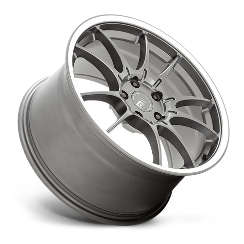 Motegi MR152 SS5 17x8 Gunmetal W/ Machined Lip 5x114.3 45mm