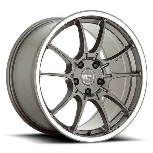Motegi MR152 SS5 17x8 Gunmetal W/ Machined Lip 5x114.3 45mm