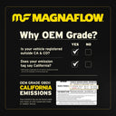 MagnaFlow Conv Univ 2.25in Inlet/Outlet Center/Center Round 11in Body L x 5.125in W x 15in Overall L