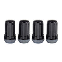 McGard SplineDrive Lug Nut (Cone Seat) M14X1.5 / 1.648in. Length (4-Pack) - Black (Req. Tool)