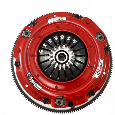 McLeod RST Twin Disc Clutch Kit 18-19 Ford Mustang GT 1 x 23 Spline 0 Bal w/164T 8 Bolt AL Flywheel